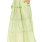 Sakkas Solid Embroidered Gypsy / Bohemian Full / Maxi / Long Cotton Skirt