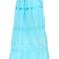 Sakkas Solid Embroidered Gypsy / Bohemian Full / Maxi / Long Cotton Skirt