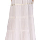 Sakkas Solid Embroidered Gypsy / Bohemian Full / Maxi / Long Cotton Skirt
