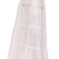 Sakkas Solid Embroidered Gypsy / Bohemian Full / Maxi / Long Cotton Skirt