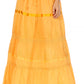 Sakkas Solid Embroidered Gypsy / Bohemian Full / Maxi / Long Cotton Skirt