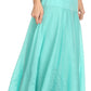 Sakkas Harriet Long Tall Adjustable Embroidered Wrap Around Skirt With Waist Tie