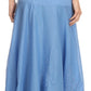Sakkas Harriet Long Tall Adjustable Embroidered Wrap Around Skirt With Waist Tie
