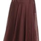 Sakkas Harriet Long Tall Adjustable Embroidered Wrap Around Skirt With Waist Tie