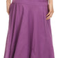 Sakkas Harriet Long Tall Adjustable Embroidered Wrap Around Skirt With Waist Tie