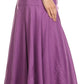 Sakkas Harriet Long Tall Adjustable Embroidered Wrap Around Skirt With Waist Tie