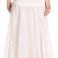 Sakkas Harriet Long Tall Adjustable Embroidered Wrap Around Skirt With Waist Tie
