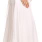 Sakkas Harriet Long Tall Adjustable Embroidered Wrap Around Skirt With Waist Tie