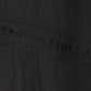 Sakkas Solid Embroidered Crochet Lace Trim Gypsy Bohemian Mid Length Cotton Skirt