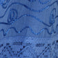 Sakkas Solid Embroidered Crochet Lace Trim Gypsy Bohemian Mid Length Cotton Skirt