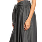 Sakkas Adisa Long Maxi Chambray Boho Casual Skirt with Elastic Waist