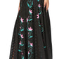 Women's Casual Boho Maxi Floral Long Elastic Waist Skirt with Slim Fit by Sakkas Sarita