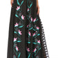 Women's Casual Boho Maxi Floral Long Elastic Waist Skirt with Slim Fit by Sakkas Sarita