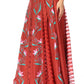 Women's Casual Boho Maxi Floral Long Elastic Waist Skirt with Slim Fit by Sakkas Sarita