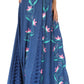 Women's Casual Boho Maxi Floral Long Elastic Waist Skirt with Slim Fit by Sakkas Sarita