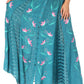 Women's Casual Boho Maxi Floral Long Elastic Waist Skirt with Slim Fit by Sakkas Sarita