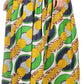 Sakkas Fawna Patterned Long Wax Print Adjustable Waist Skirt With Pockets