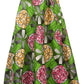 Sakkas Kelela Unique Designs Wax Print Adjustable Waist Long Tall Skirt