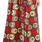 Sakkas Kelela Unique Designs Wax Print Adjustable Waist Long Tall Skirt