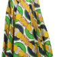 Sakkas Kelela Unique Designs Wax Print Adjustable Waist Long Tall Skirt