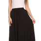 Sakkas Jaclyn Adjustable Skirt With Lace Embroidered Trim And Detailed Embroidery