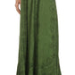 Sakkas Jaclyn Adjustable Skirt With Lace Embroidered Trim And Detailed Embroidery