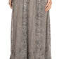 Sakkas Jaclyn Adjustable Skirt With Lace Embroidered Trim And Detailed Embroidery