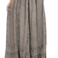 Sakkas Jaclyn Adjustable Skirt With Lace Embroidered Trim And Detailed Embroidery