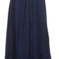 Sakkas Jaclyn Adjustable Skirt With Lace Embroidered Trim And Detailed Embroidery