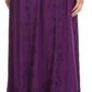Sakkas Jaclyn Adjustable Skirt With Lace Embroidered Trim And Detailed Embroidery