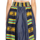 Sakkas Monifa Long Maxi Skirt Colorful Ankara Wax Dutch African Skirt Gorgeous