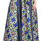 Sakkas Monifa Long Maxi Skirt Colorful Ankara Wax Dutch African Skirt Gorgeous