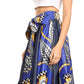 Sakkas Monifa Long Maxi Skirt Colorful Ankara Wax Dutch African Skirt Gorgeous