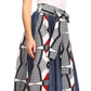 Sakkas Monifa Long Maxi Skirt Colorful Ankara Wax Dutch African Skirt Gorgeous