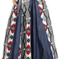 Sakkas Monifa Long Maxi Skirt Colorful Ankara Wax Dutch African Skirt Gorgeous