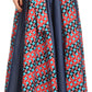 Sakkas Monifa Long Maxi Skirt Colorful Ankara Wax Dutch African Skirt Gorgeous