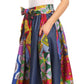 Sakkas Monifa Long Maxi Skirt Colorful Ankara Wax Dutch African Skirt Gorgeous