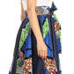 Sakkas Monifa Long Maxi Skirt Colorful Ankara Wax Dutch African Skirt Gorgeous