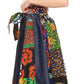 Sakkas Monifa Long Maxi Skirt Colorful Ankara Wax Dutch African Skirt Gorgeous