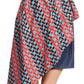Sakkas Bahati Hi Low Mermaid African Ankara Dutch Wax Cotton Skirt Colorful