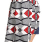 Sakkas Bahati Hi Low Mermaid African Ankara Dutch Wax Cotton Skirt Colorful