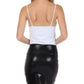 Sakkas Women's Shiny Metallic Liquid High Waist Pencil Skirt