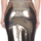Sakkas Women's Shiny Metallic Liquid High Waist Pencil Skirt