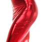 Sakkas Women's Shiny Metallic Liquid High Waist Pencil Skirt