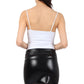 Sakkas Women's Shiny Metallic Liquid Mini Skirt