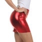Sakkas Women's Shiny Metallic Liquid Mini Skirt
