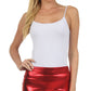 Sakkas Women's Shiny Metallic Liquid Mini Skirt