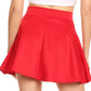 Sakkas Womens Basic Versatile Stretchy Flared Casual Mini Skater Skirt Made in USA