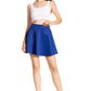 Sakkas Womens Basic Versatile Stretchy Flared Casual Mini Skater Skirt Made in USA