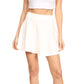 Sakkas Womens Basic Versatile Stretchy Flared Casual Mini Skater Skirt Made in USA